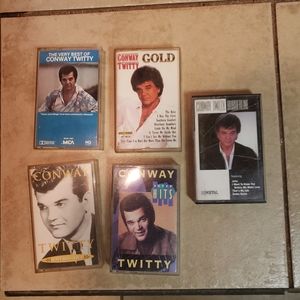Conway Twitty Cassette Tape Lot of 5